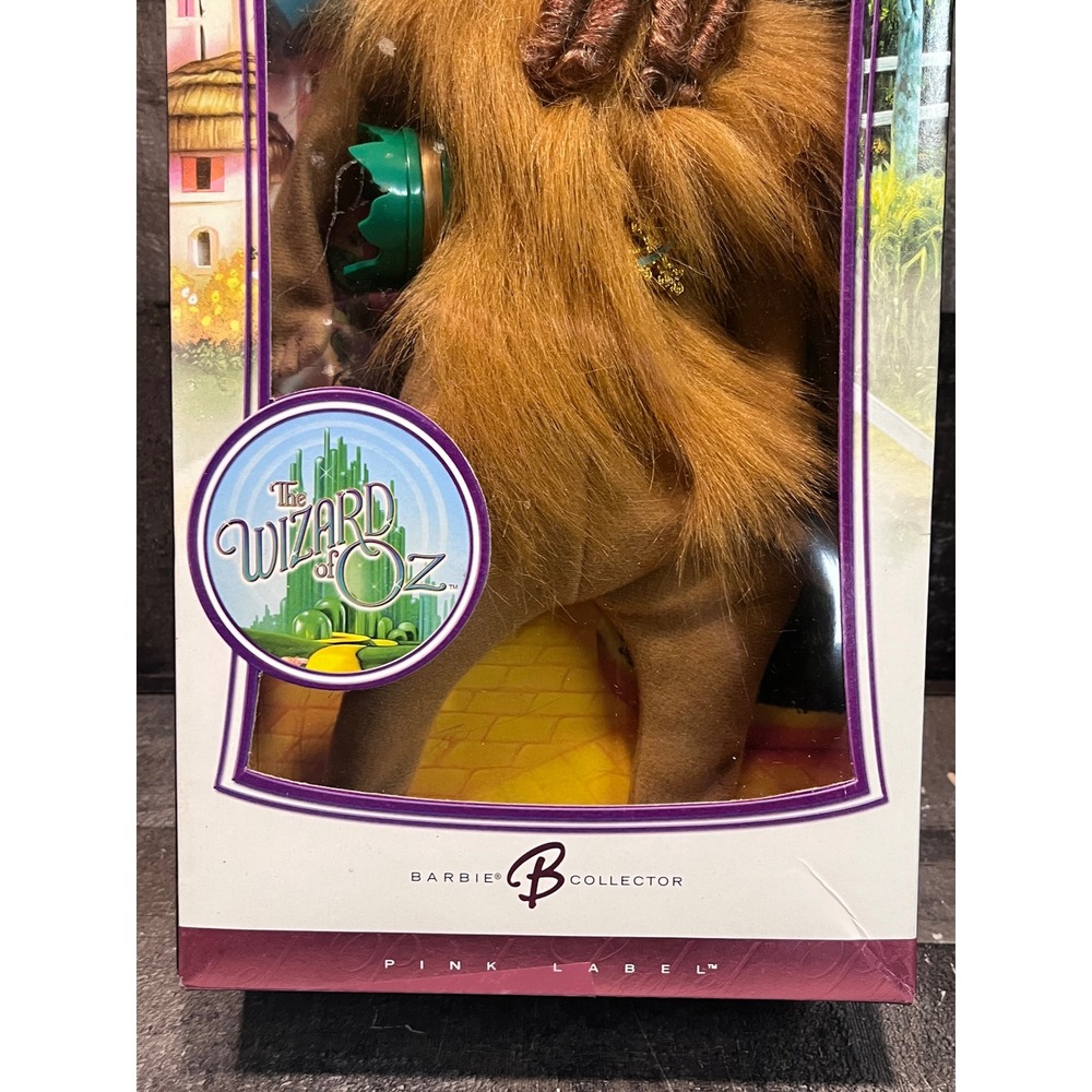 Barbie Wizard of Oz Cowardly Lion Ken Doll Pink Label Collector K8688 2006 New - Picture 3 of 9